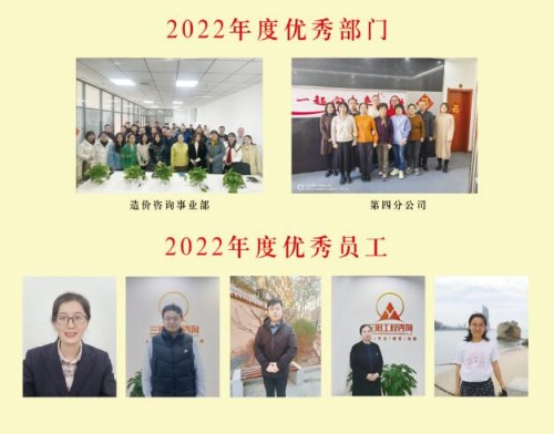 2022年度优秀部门及优秀员工